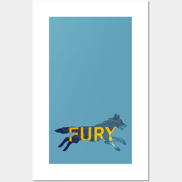 Back to Nature: Fury Fox Wall Art by Sybille